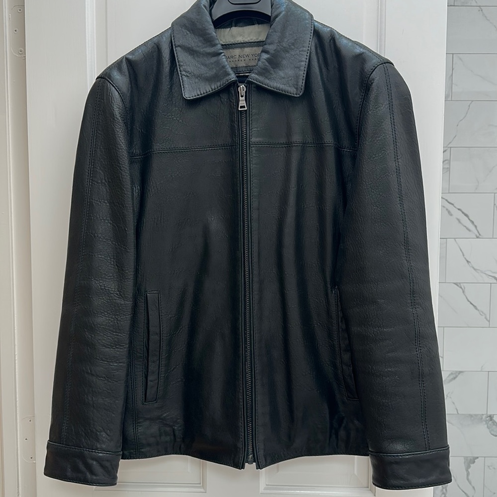 Marc New York Black Leather Jacket